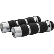 Khrome Werks Klassic Grips - Air Cushion - Cable - Chrome - 0630-3082 500295
