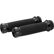 Khrome Werks Klassic Grips - Custom Contour - Cable - Black - 0630-3079 500280