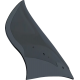 Klock Werks Flare Windshield - 12" - Dark Smoke - FLTR - 2310-0848  KWW-01-0705-DS