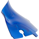 Klock Werks Kolor Flare Sport Windshield - 4" - Blue - FLH - 2310-0799  KWW-01-0679