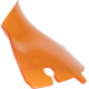 Klock Werks Kolor Flare Sport Windshield - 4" - Orange - FLH - 2310-0795  KWW-01-0675