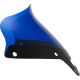 Klock Werks Kolor Flare Sport Windshield - 6" - Blue - FXLRST - 2310-0836  KWW-02-0626