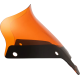 Klock Werks Kolor Flare Sport Windshield - 6" - Orange - FXLRST - 2310-0833  KWW-02-0623