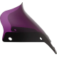 Klock Werks Kolor Flare Sport Windshield - 6" - Purple - FXLRST - 2310-0837  KWW-02-0627