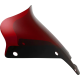 Klock Werks Kolor Flare Sport Windshield - 6" - Red - FXLRST - 2310-0832  KWW-02-0622