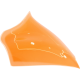 Klock Werks Kolor Flare Sport Windshield - 8" - Orange Ice - 2310-0921  KWW-01-0751
