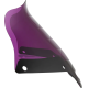 Klock Werks Kolor Flare Sport Windshield - 8" - Purple - FXLRST - 2310-0844  KWW-02-0634