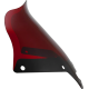 Klock Werks Kolor Flare Sport Windshield - 8" - Red - FXLRST - 2310-0839  KWW-02-0629