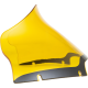Klock Werks Kolor Flare Sport Windshield - 9" - Yellow - FLTR - 2310-0789  KWW-01-0669
