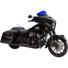 Klock Werks Kolor Flare Windshield - 10" - Blue - 2312-1254  KWW-04-0640