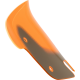 Klock Werks Kolor Flare Windshield - 10" - Orange Ice - 2312-1246  KWW-04-0632