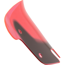 Klock Werks Kolor Flare Windshield - 10" - Pink Ice - 2312-1245  KWW-04-0631