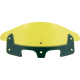 Klock Werks Kolor Flare Windshield - 10" - Yellow Ice - 2312-1247  KWW-04-0633