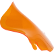 Klock Werks Kolor Flare Windshield - 6-1/2" - Orange - FLH - 2310-0815  KWW-01-0695