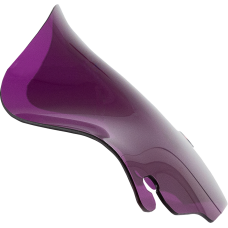 Klock Werks Kolor Flare Windshield - 6-1/2" - Purple - FLH - 2310-0820  KWW-01-0700
