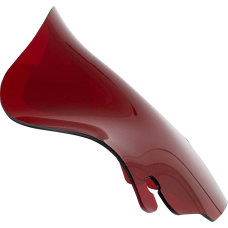 Klock Werks Kolor Flare Windshield - 6-1/2" - Red - FLH - 2310-0817  KWW-01-0697