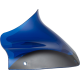 Klock Werks Kolor Flare Windshield - 8" - Blue - FLTR - 2310-0813  KWW-01-0693
