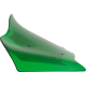 Klock Werks Kolor Flare Windshield - 8" - Green - FLHX - 2310-0881  KWW-01-0731