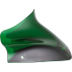 Klock Werks Kolor Flare Windshield - 8" - Green - FLTR - 2310-0812  KWW-01-0692