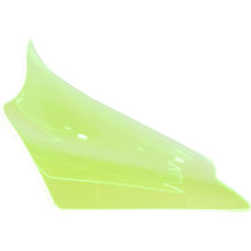Klock Werks Kolor Flare Windshield - 8" - Green Ice - FLH - 2310-0876  KWW-01-0726