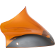 Klock Werks Kolor Flare Windshield - 8" - Orange - FLTR - 2310-0809  KWW-01-0689