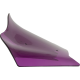 Klock Werks Kolor Flare Windshield - 8" - Purple - FLHX - 2310-0883  KWW-01-0733