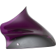 Klock Werks Kolor Flare Windshield - 8" - Purple - FLTR - 2310-0814  KWW-01-0694