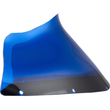 Klock Werks Kolor Flare Windshield - 9" - Blue - FXRP - 2310-0778  KWW-02-0615