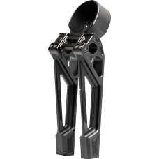 Kodlin Usa Fastback Risers - Includes Clamp & Gauge Bracket - 10" - Black - 0602-1461  K55130