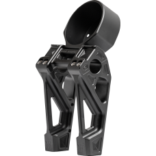 Kodlin Usa Fastback Risers - Includes Clamp & Gauge Bracket - 6" - Black - 0602-1463  K55132
