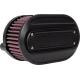 Kodlin Usa Oval Air Cleaner Kit - Black - M8 - 1010-3198  K29244