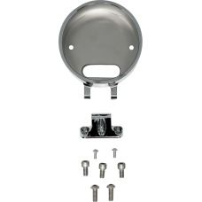 Kodlin Usa Round Gauge Bezel - For Ascent Pro Riser - Chrome - 2210-0694  KUS55140