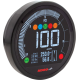 Koso North America DL-04HD Multifunction Gauge - Black - Harley Davidson® - 2212-0905  BA077400