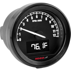 Koso North America TNT-05R - Tachometer Gauge - D48 - 2211-0202  BA086101
