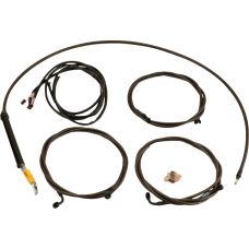 La Choppers Cable Kit - Stock Handlebars - Midnight - 0662-1188  LA-8059KT3-08M