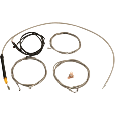 La Choppers Cable Kit - Stock Handlebars - Stainless - 0662-1186  LA-8059KT3-08