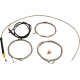 La Choppers Cable Kit - Stock Handlebars - Stainless - 0662-1186  LA-8059KT3-08