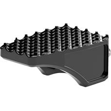 La Choppers County Line Billet Footpegs - Rear - Black - 1620-2510  LA-P100-02B