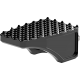 La Choppers County Line Billet Footpegs - Rear - Black - 1620-2510  LA-P100-02B