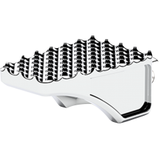 La Choppers County Line Billet Footpegs - Rear - Chrome - 1620-2509  LA-P100-02C