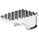 La Choppers County Line Billet Footpegs - Rear - Chrome - 1620-2509  LA-P100-02C