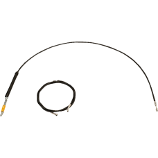 La Choppers Handlebar Cable/Brake Line Kit - 12" - 14" Ape Hanger Handlebars - Black Vinyl - 0662-1250  LA-8060KT-13B