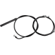 La Choppers Handlebar Cable/Brake Line Kit - 15" - 17" Ape Hanger Handlebars - Black Vinyl - 0662-1258  LA-8062KT-16B