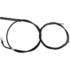 La Choppers Handlebar Cable/Brake Line Kit - 18" - 20" Ape Hanger Handlebars - Black Vinyl - 0662-1259  LA-8062KT-19B