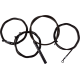 La Choppers Handlebar Cable/Brake Line Kit - Complete - 12" - 14" Handlebars - Midnight - 0662-1179  LA-8059KT2-13M