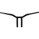La Choppers Handlebar - One-Piece Kage Fighter - Pullback - 10" x 1-1/4" - Black - 0601-6706  LA-7369-10B