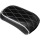 Le Pera Bare Bones Pillion Pad - Diamond - Black w/ White Stitch - Softail '08-'17 - 0802-1528  LXE-007PDMWTP