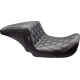 Le Pera Kickflip Up Front Seat - Double Diamond - Black - Dyna '06-'17 - 0803-0701  LKU-591DD