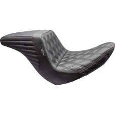 Le Pera Kickflip Up Front Seat - Double Diamond - Black - FL/FX '18-'24 - 0802-1551  LYRU-590DD