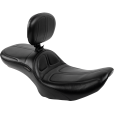 Le Pera Maverick Daddy Long Legs Seat - With Backrest - Black - FLH/FLT '23-'24 - 0801-1874  LV-957DLBR